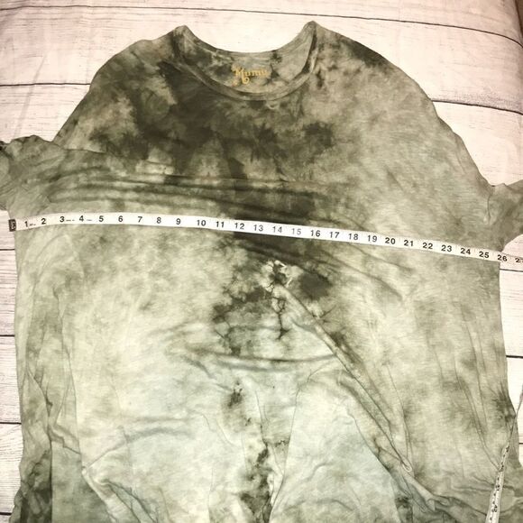 SMYM Mumu Mellow Will Tunic Dress Tie-Dye Green - Picture 9 of 10